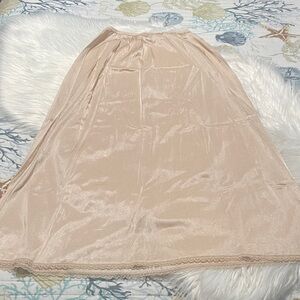 Vassarette Shimmering Beige Fabric long size small
